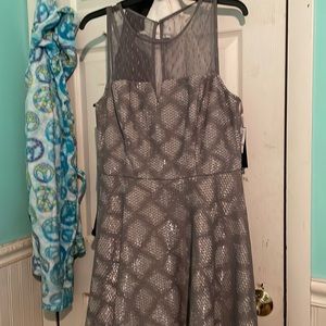 Dark purple homecoming dress